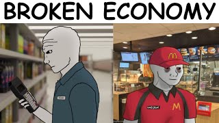 Diary of a Wagie  broken economy misery of working fast food blackpill [upl. by Enelyaj]