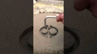 High temperature hot metal coasting in sand [upl. by Gerty]