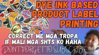 PRODUCT LABEL PRINTING STICKERS USING DYE INK QUICK TIPS  PRINTING BUSINESS GUIDE [upl. by Deanne532]