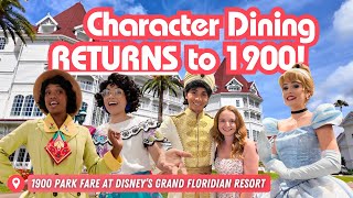 1900 Park Fare Restaurant  Disney Character Dining at Disneys Grand Floridian Resort amp Spa [upl. by Duong]