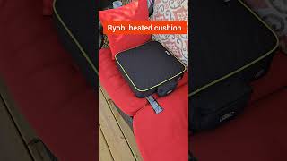 Ryobi heated cushion in my outside Grillzebo 😎🔥 shorts [upl. by Oloapnaig948]