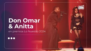 Don Omar amp Anitta  Salió el Sol Premios Lo Nuestro 2024 [upl. by Antebi]