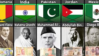 Picture Of People On Bank Note From Different Country [upl. by Yenduhc]