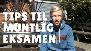 Tips til muntlig eksamen og presentasjoner [upl. by Htebazil]