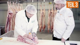 🥩 Fleischzerlegung lernen Das Schwein Teil 3  Rücken [upl. by Leirvag]