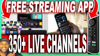 FREE STREAMING APP 350 LIVE CHANNEL SMART TV COMPUTERS PHONES FIRE TV [upl. by Goldman]