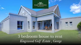 3 bedroom house to rent in Kingswood Golf Estate  Pam Golding Properties [upl. by Nogam]