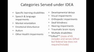 Introduction to Special Education Part 1 [upl. by Laird872]