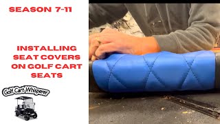 How to install seat cover on golf cart [upl. by Maziar607]