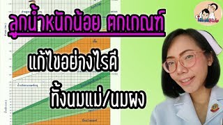 วิธีเพิ่มน้ำหนักตัวลูกน้อย ทั้งในเด็กนมแม่และนมผงNurse Kids [upl. by Yruy]