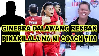 PBA UPDATES  GINEBRA DALAWANG RESBAK PINAKILALA NA NI COACH TIM [upl. by Leivad889]