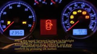 VW TOUAREG 2014 14 How to reset service light indicator [upl. by Manuel]