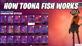 How to Unlock Toona Fish Variants  Fortnite Season 8 [upl. by Lashonda]