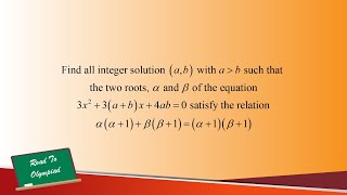 Olympiad Problem Challenging Problem that can be Solved Using High School Maths [upl. by Jemma]