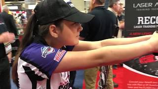 NRAAM 2018 with Competitive Youth Shooter Shyanne Roberts [upl. by Anisor]