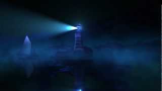 Lighthouse and Foggy Sea Animation Old Light Media Ident [upl. by Crofton]