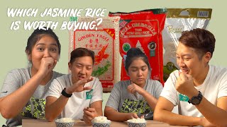 Jasmine Rice v Jasmine Rice Does price really matter  Singapore Review [upl. by Akerahs16]