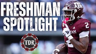 College Football Freshman Spotlight  Rueben Owens Texas AampM Aggies [upl. by Jonathan]