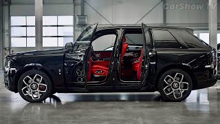 New Rolls Royce Cullinan Black Badge  Luxury Expensive SUV [upl. by Kathie]