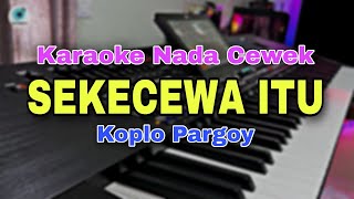 SEKECEWA ITU  KARAOKE LIRIK VERSI KOPLO  NADA CEWEK [upl. by Behn]