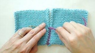 The Mattress Stitch Sewing for Knitters [upl. by Ocramed829]