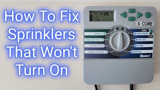 How To Fix Sprinklers That Wont Turn On [upl. by Jurkoic]