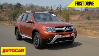 Renault Duster EasyR AMT  First Drive  Autocar India [upl. by Nehttam]