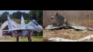 SHot Downed serbia yugoslavia MIG Aircraft in last Kosovo War 1999 [upl. by Dniren726]