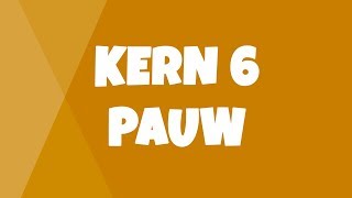 Leren Lezen Eerste Leerjaar  Woorden flitsen  Veilig en Vlot Kern 6  Pauw [upl. by Checani]