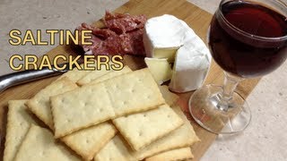 Home Made Saltine Crackers Thermochef Video Recipe cheekyricho [upl. by Eimilb]