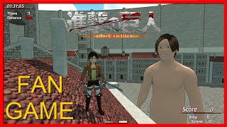 ROARK’S ATTACK ON TITAN FAN GAME ESPAÑOL [upl. by Obellia]