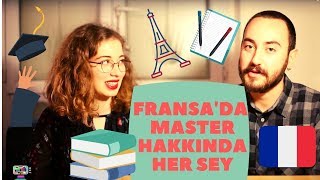 Fransada Master Eğitimi  Fiyatları  Çalışma Şartları  Fransada Yaşam [upl. by Nuyh]