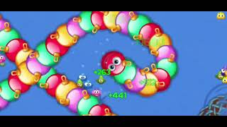 WORMSZONEIO  GIANT SLITHER SNAKE TOP01  gameplay Worms Zone Best Gameplay  part 121 [upl. by Schulze47]