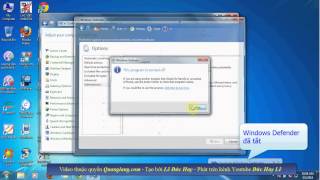 Hướng dẫn tắt bật Windows Defender trong Win 7 [upl. by Zat]
