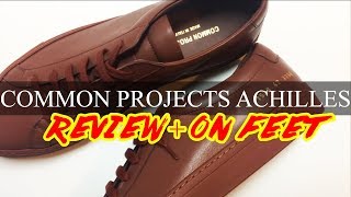 COMMON PROJECTS Achilles Low  Review amp On Feet [upl. by Eicnarf]