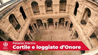 Palazzo Marino  Cortile d’Onore e Loggiato d’Onore [upl. by Ojibbob]