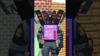 Will you help Police Speakerman find the thief 🤔 trending skibiditoilet vilog shortvideo [upl. by Norraj]