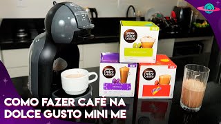 LIGANDO PELA PRIMEIRA VEZ CAFETEIRA DOLCE GUSTO MINI ME COMO USAR DOLCE GUSTO [upl. by Ahseat]