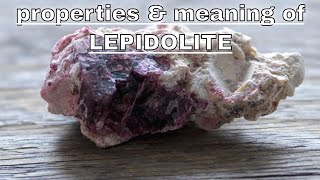 Lepidolite Meaning Benefits and Spiritual Properties [upl. by Ahusoj]