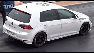 622 BHP Mk7 Golf R  14 Mile 1086  127mph [upl. by Pohsib]