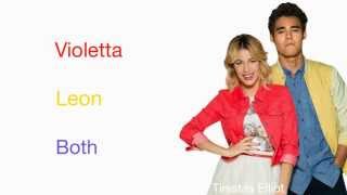 Violetta  Abrazame y Veras  Lyrics [upl. by Calvano]