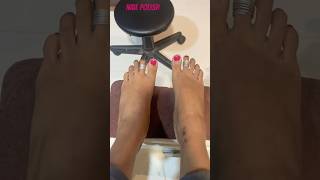 Nail polish and pedicure at salon💅nails thumbnail nailsstyle youtubeshorts [upl. by Bach]