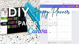 Make your own HAPPY PLANNER pages [upl. by Petula359]