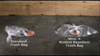 MintX Rodent Repellent Trash Bags Demonstration [upl. by Chun643]