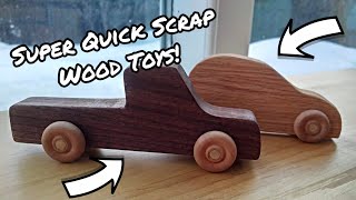 Simple Toy Cars  Beginner woodworking project [upl. by Albrecht803]