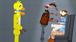 FNAF Torturing Device vs Ragdolls  People Playground Mods [upl. by Lole]