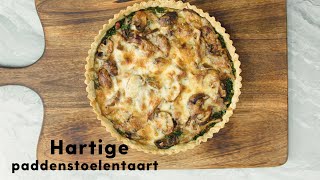 Hartige taart met paddenstoelen en pancetta – Allerhande [upl. by Acenom]