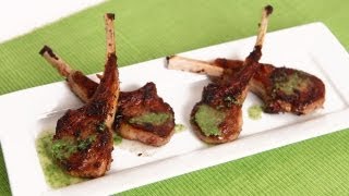 Grilled Lamb Chops Recipe  Laura Vitale  Laura in the Kitchen Episode 590 [upl. by Harimas]