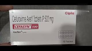 CEFASYN 500 mg tablet Cefuroxime Axetil 500 mg tablet Benifits amp side effects [upl. by Sillsby225]