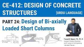 24  Design of Biaxially Loaded Short Columns  Equivalent Eccentricity Method Load Contour Method [upl. by Wendel972]